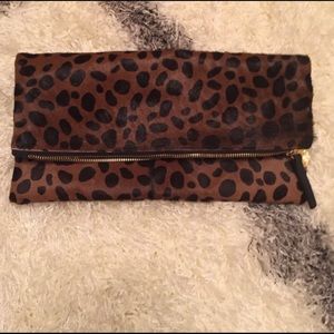 Clare Vivier fold over clutch